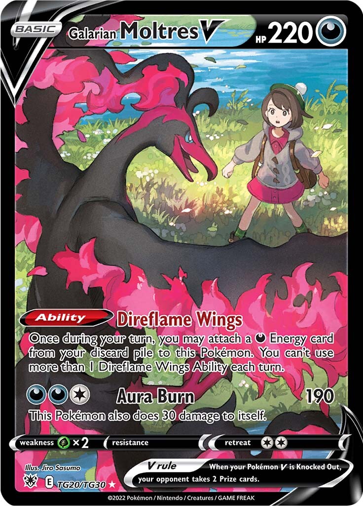 Galarian Moltres V (TG20/TG30) [Sword & Shield: Astral Radiance] | Jomio and Rueliete's Cards and Comics