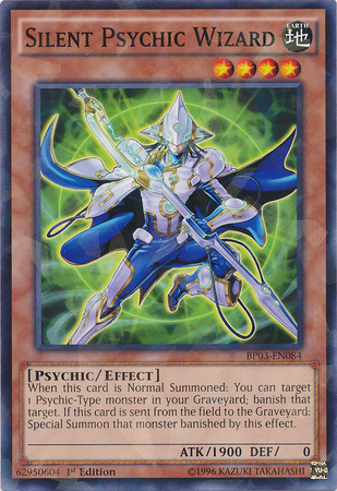 Silent Psychic Wizard (Shatterfoil) [BP03-EN084] Rare | Jomio and Rueliete's Cards and Comics