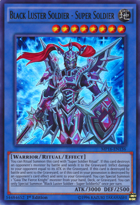 Black Luster Soldier - Super Soldier [MP16-EN136] Ultra Rare | Jomio and Rueliete's Cards and Comics