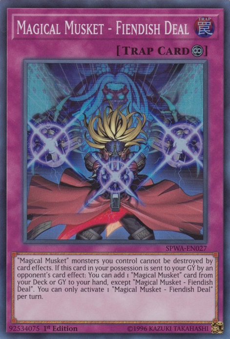Magical Musket - Fiendish Deal [SPWA-EN027] Super Rare | Jomio and Rueliete's Cards and Comics