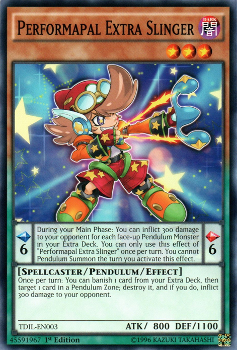 Performapal Extra Slinger [TDIL-EN003] Common | Jomio and Rueliete's Cards and Comics