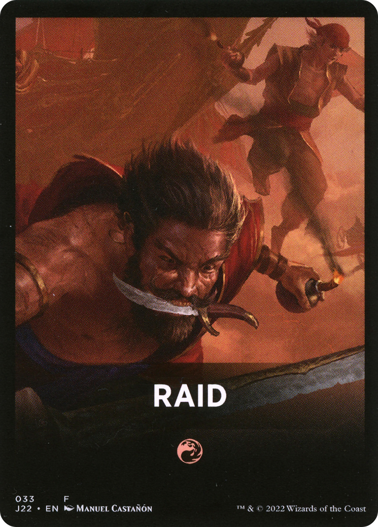 Raid Theme Card [Jumpstart 2022 Front Cards] | Jomio and Rueliete's Cards and Comics