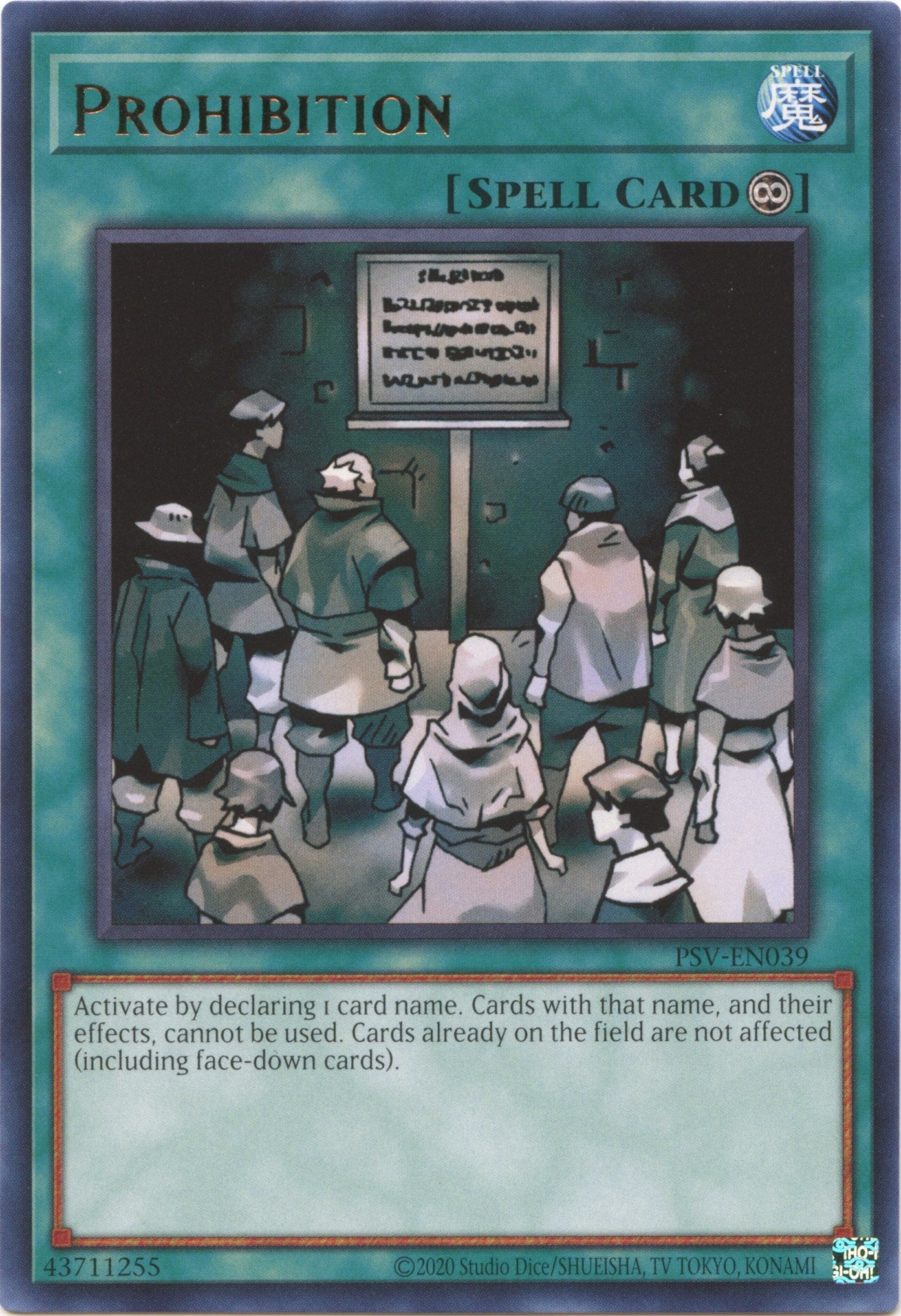 Prohibition (25th Anniversary) [PSV-EN039] Rare | Jomio and Rueliete's Cards and Comics