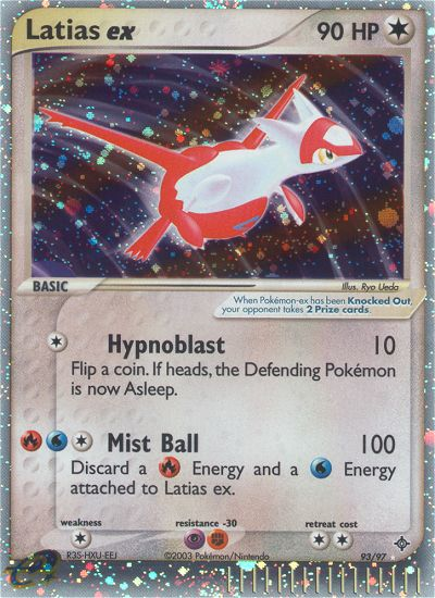 Latias ex (93/97) [EX: Dragon] | Jomio and Rueliete's Cards and Comics