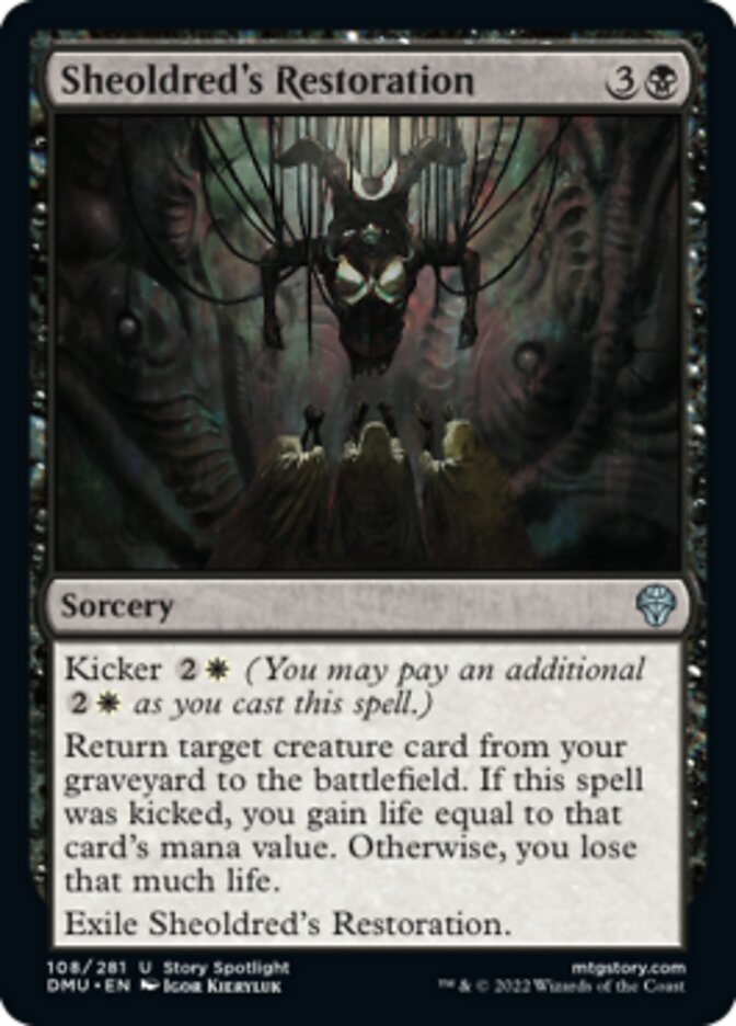 Sheoldred's Restoration [Dominaria United] | Jomio and Rueliete's Cards and Comics