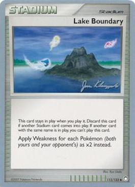 Lake Boundary (112/123) (Psychic Lock - Jason Klaczynski) [World Championships 2008] | Jomio and Rueliete's Cards and Comics