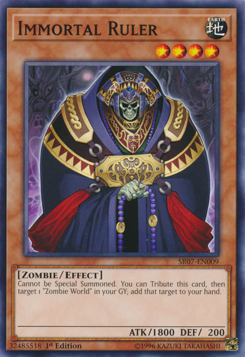 Immortal Ruler [SR07-EN009] Common | Jomio and Rueliete's Cards and Comics