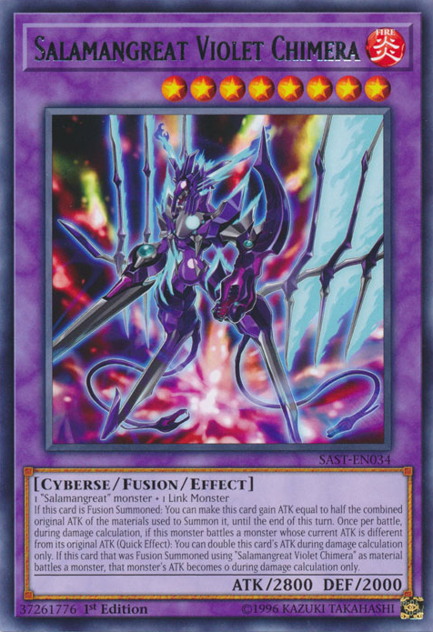Salamangreat Violet Chimera [SAST-EN034] Rare | Jomio and Rueliete's Cards and Comics