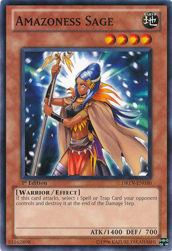 Amazoness Sage [DREV-EN030] Common | Jomio and Rueliete's Cards and Comics