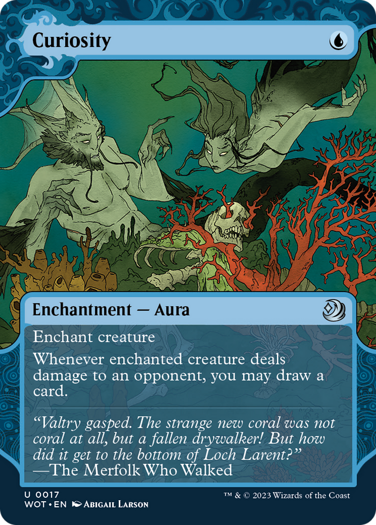 Curiosity [Wilds of Eldraine: Enchanting Tales] | Jomio and Rueliete's Cards and Comics