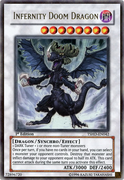 Infernity Doom Dragon [TSHD-EN042] Ultra Rare | Jomio and Rueliete's Cards and Comics