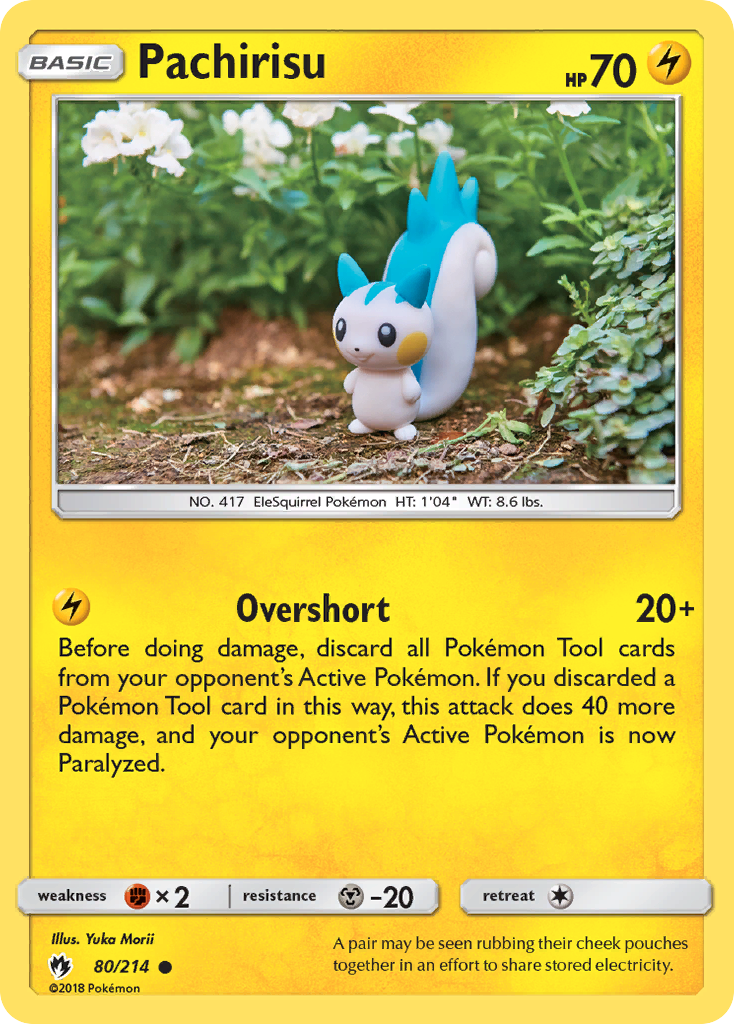 Pachirisu (80/214) [Sun & Moon: Lost Thunder] | Jomio and Rueliete's Cards and Comics
