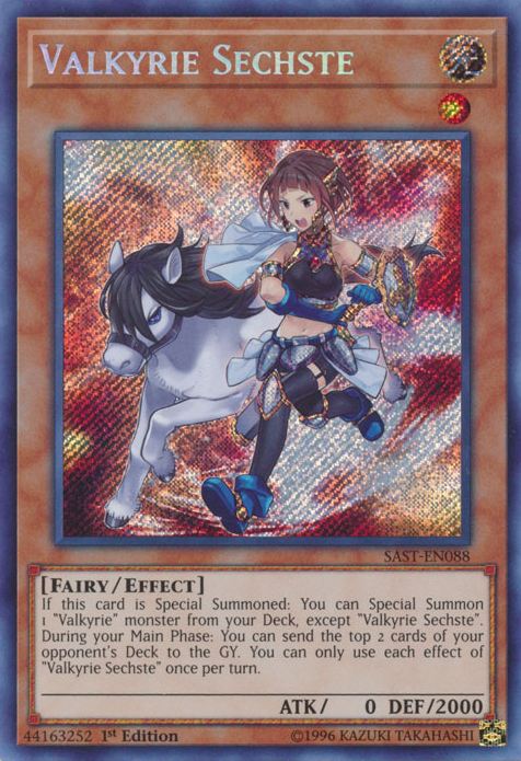 Valkyrie Sechste [SAST-EN088] Secret Rare | Jomio and Rueliete's Cards and Comics