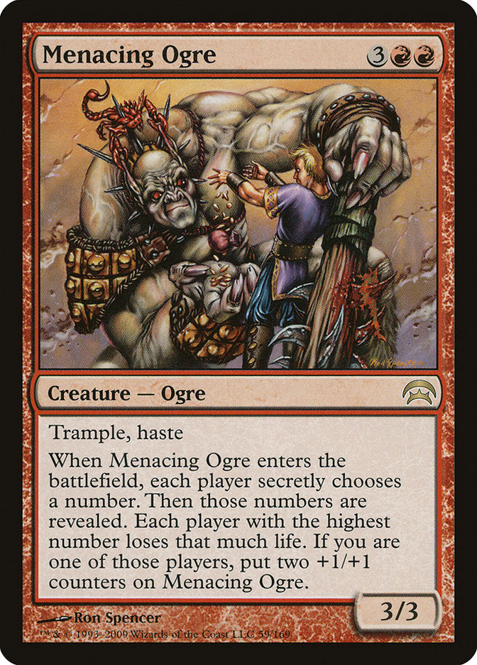 Menacing Ogre [Planechase] | Jomio and Rueliete's Cards and Comics