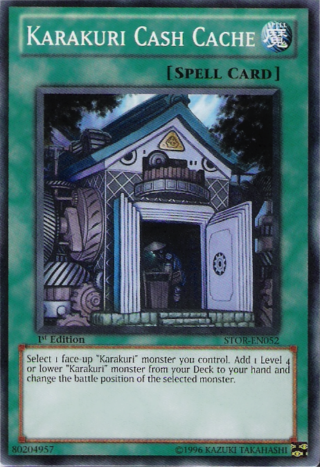 Karakuri Cash Cache [STOR-EN052] Common | Jomio and Rueliete's Cards and Comics