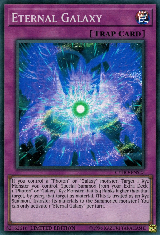 Eternal Galaxy [CYHO-ENSE3] Super Rare | Jomio and Rueliete's Cards and Comics