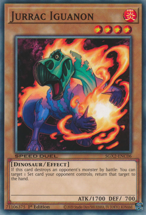 Jurrac Iguanon [SGX2-ENC06] Common | Jomio and Rueliete's Cards and Comics