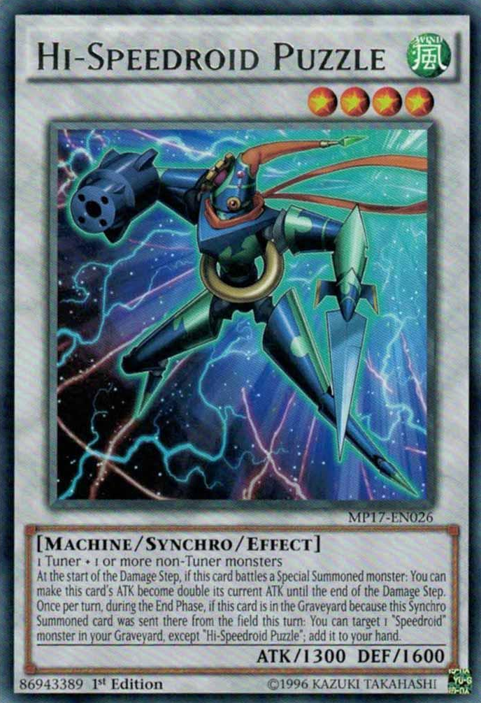 Hi-Speedroid Puzzle [MP17-EN026] Rare | Jomio and Rueliete's Cards and Comics