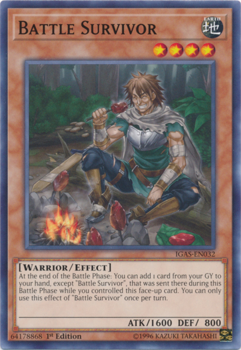 Battle Survivor [IGAS-EN032] Common | Jomio and Rueliete's Cards and Comics