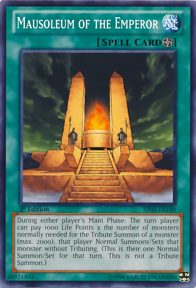 Mausoleum of the Emperor [BP02-EN149] Common | Jomio and Rueliete's Cards and Comics