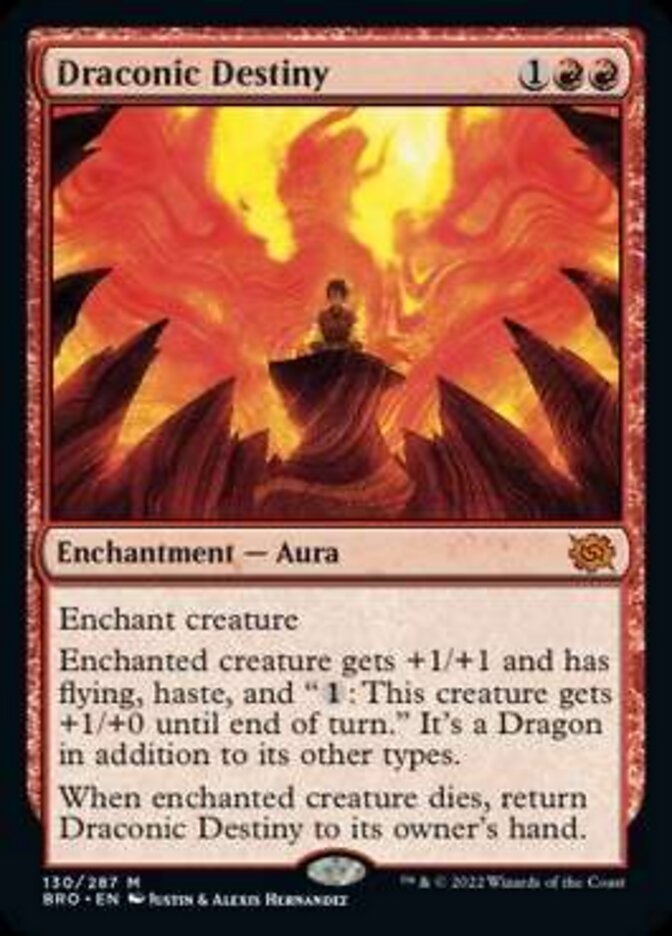Draconic Destiny [The Brothers' War] | Jomio and Rueliete's Cards and Comics
