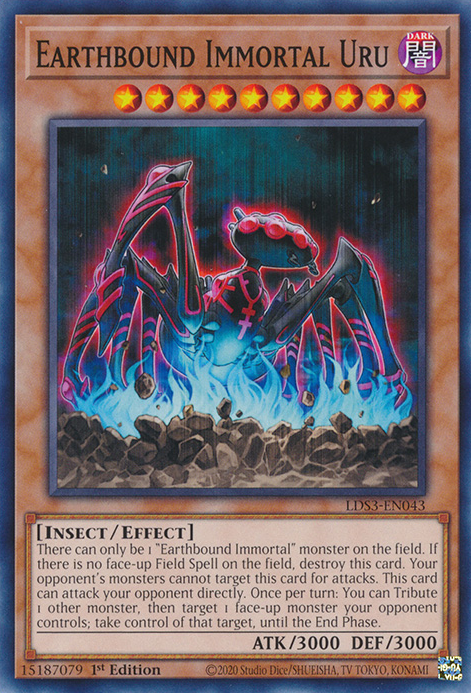 Earthbound Immortal Uru [LDS3-EN043] Common | Jomio and Rueliete's Cards and Comics