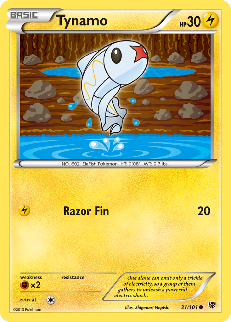 Tynamo (31/101) [Black & White: Plasma Blast] | Jomio and Rueliete's Cards and Comics