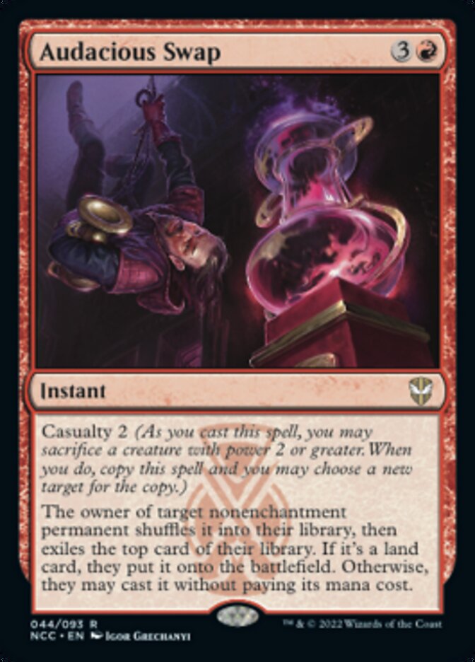Audacious Swap [Streets of New Capenna Commander] | Jomio and Rueliete's Cards and Comics