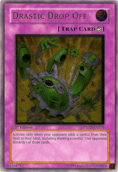 Drastic Drop Off (UTR) [PTDN-EN074] Ultimate Rare | Jomio and Rueliete's Cards and Comics