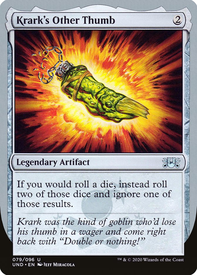 Krark's Other Thumb [Unsanctioned] | Jomio and Rueliete's Cards and Comics