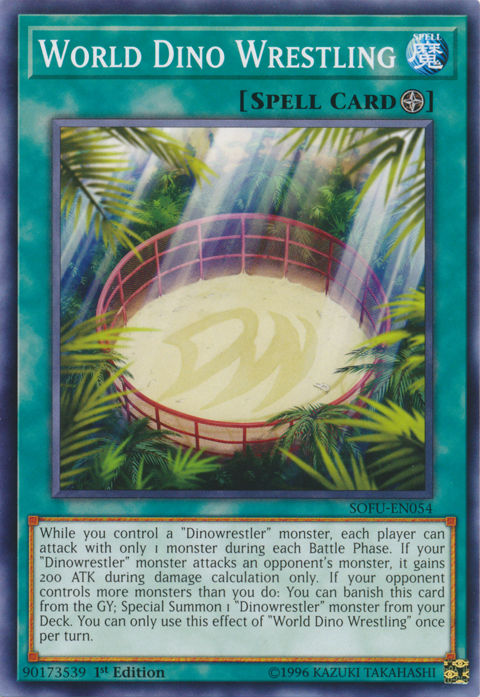 World Dino Wrestling [SOFU-EN054] Common | Jomio and Rueliete's Cards and Comics