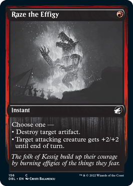 Raze the Effigy [Innistrad: Double Feature] | Jomio and Rueliete's Cards and Comics
