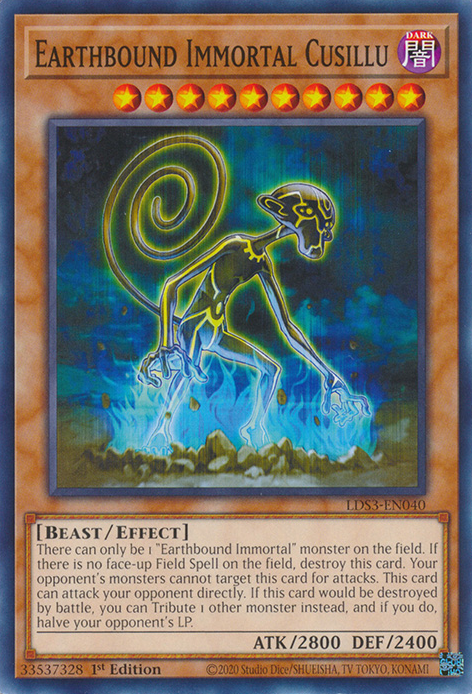 Earthbound Immortal Cusillu [LDS3-EN040] Common | Jomio and Rueliete's Cards and Comics