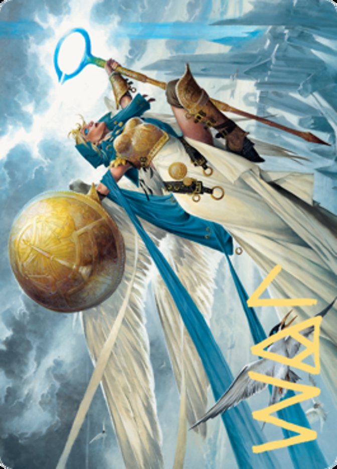 Linvala, Shield of Sea Gate Art Card (Gold-Stamped Signature) [Zendikar Rising Art Series] | Jomio and Rueliete's Cards and Comics