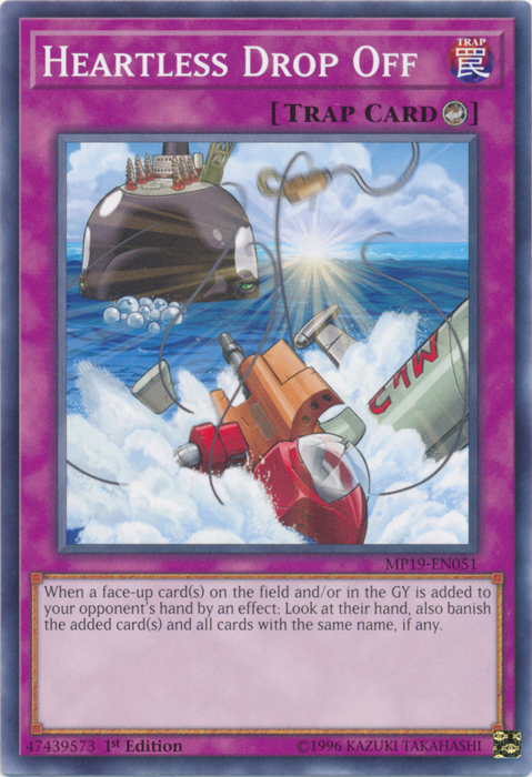 Heartless Drop Off [MP19-EN051] Common | Jomio and Rueliete's Cards and Comics