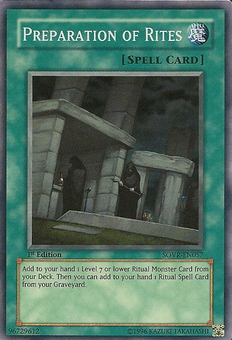 Preparation of Rites [SOVR-EN057] Super Rare | Jomio and Rueliete's Cards and Comics