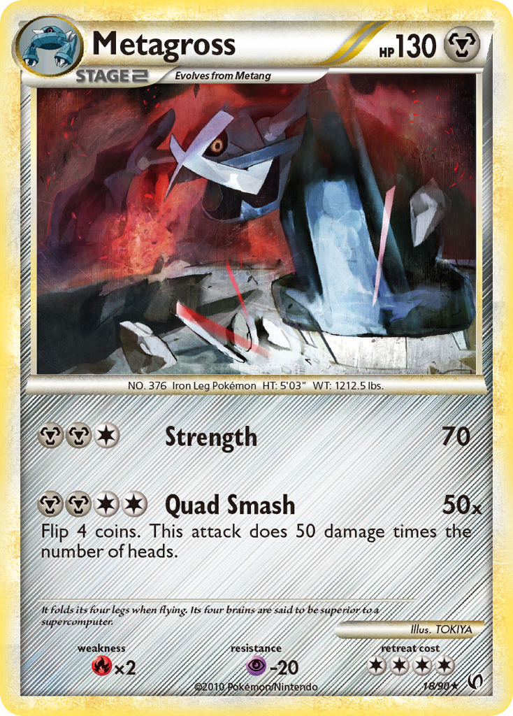 Metagross (18/90) [HeartGold & SoulSilver: Undaunted] | Jomio and Rueliete's Cards and Comics