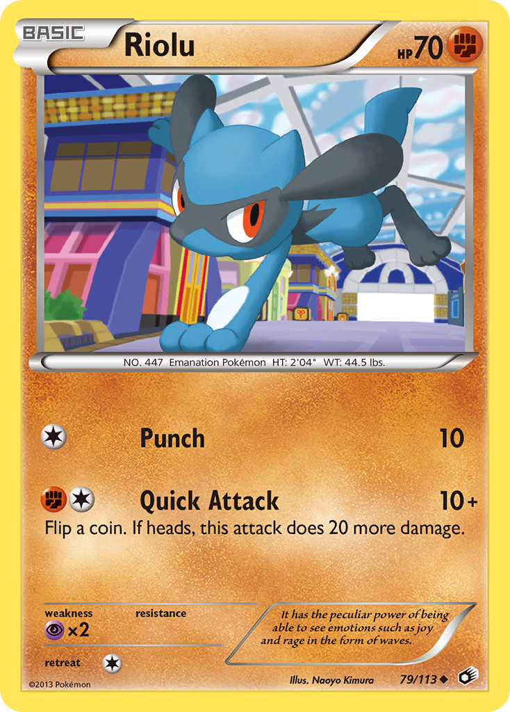 Riolu (79/113) [Black & White: Legendary Treasures] | Jomio and Rueliete's Cards and Comics