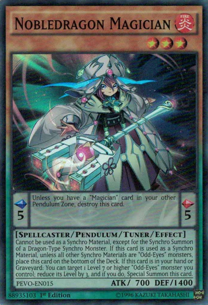 Nobledragon Magician [PEVO-EN015] Super Rare | Jomio and Rueliete's Cards and Comics