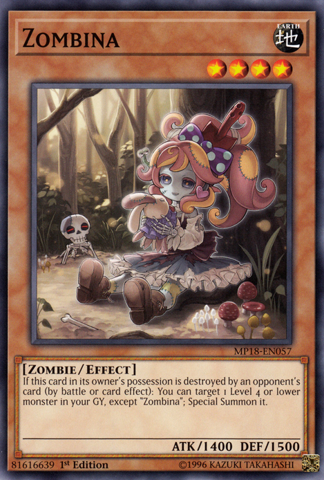 Zombina [MP18-EN057] Common | Jomio and Rueliete's Cards and Comics