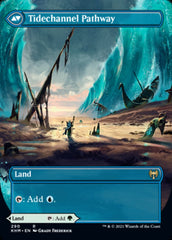 Barkchannel Pathway // Tidechannel Pathway (Borderless Alternate Art) [Kaldheim] | Jomio and Rueliete's Cards and Comics