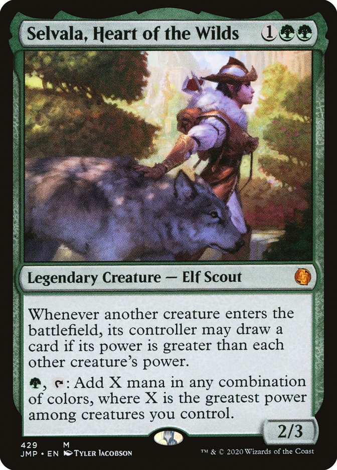 Selvala, Heart of the Wilds [Jumpstart] | Jomio and Rueliete's Cards and Comics