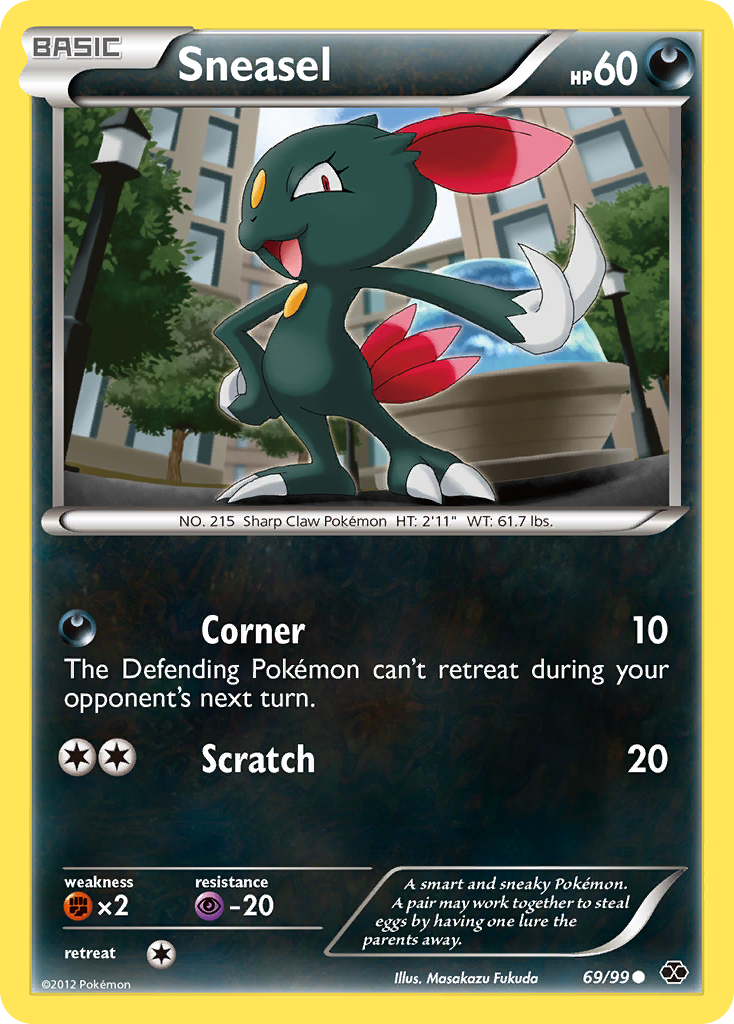 Sneasel (69/99) [Black & White: Next Destinies] | Jomio and Rueliete's Cards and Comics