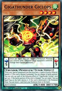 Gigathunder Giclops [BLVO-EN032] Common | Jomio and Rueliete's Cards and Comics