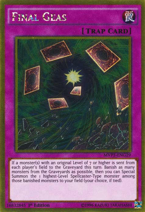 Final Geas [MVP1-ENG29] Gold Rare | Jomio and Rueliete's Cards and Comics
