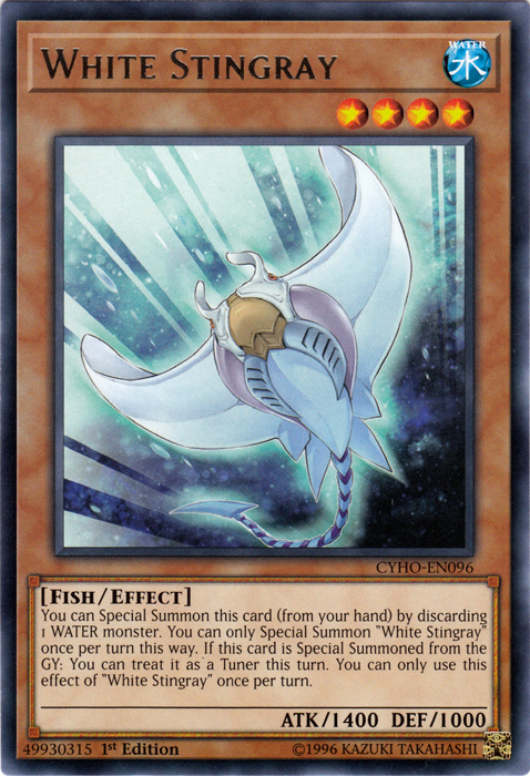 White Stingray [CYHO-EN096] Rare | Jomio and Rueliete's Cards and Comics