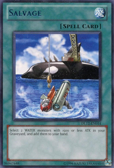 Salvage (Blue) [DL12-EN014] Rare | Jomio and Rueliete's Cards and Comics