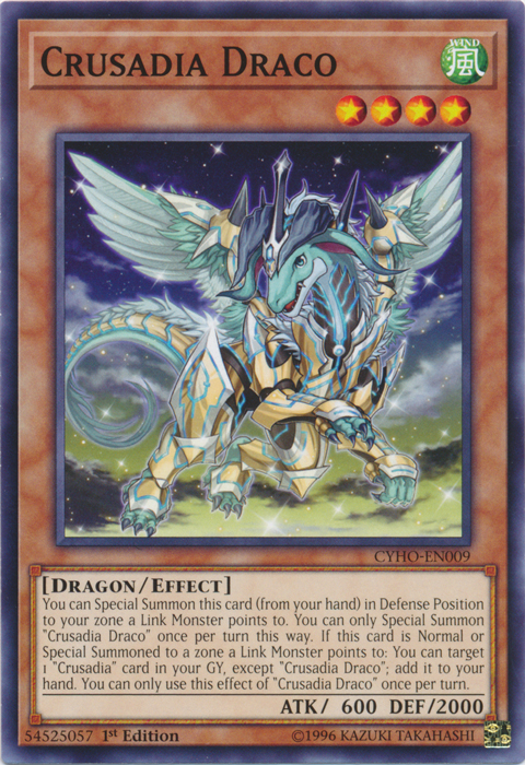 Crusadia Draco [CYHO-EN009] Common | Jomio and Rueliete's Cards and Comics