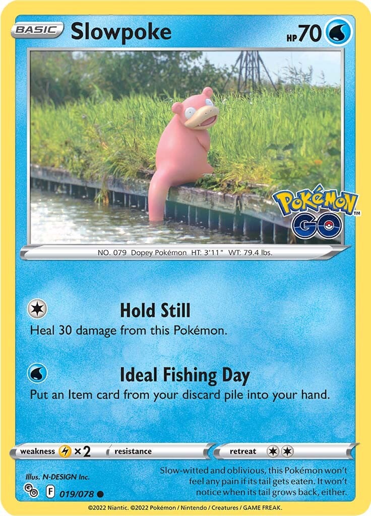 Slowpoke (019/078) [Pokémon GO] | Jomio and Rueliete's Cards and Comics