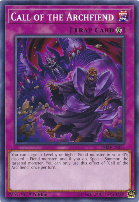 Call of the Archfiend [EXFO-EN075] Common | Jomio and Rueliete's Cards and Comics